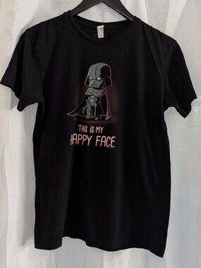 Tee Turtle Star Wars Darth Vader This Is My Happy Face Tee Shirts